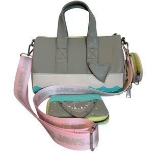 Loungefly Jaws Shark Crossbody Bag Wallet Coin Purse Set Movie Merchandise